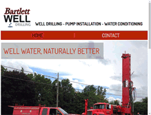 Tablet Screenshot of bartlettwelldrilling.com